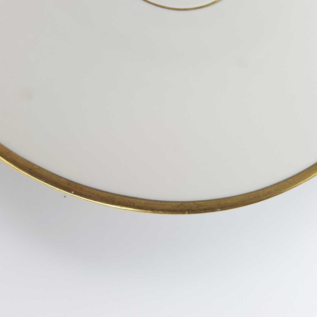 [2119171] 6er Set Untertasse Goldrand 14,9 cm Seltmann Weiden Zeh Scherzer Vohenstrauß Elfenbein Beige gebraucht - gut Bild 5