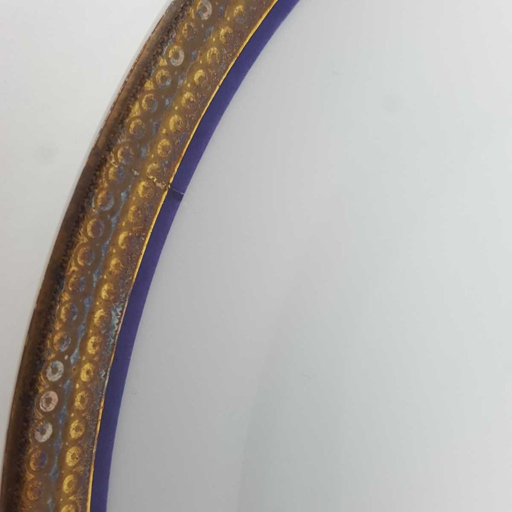 [458164469] Kuchenteller Dessertteller Goldrand 19,4 cm Winterling Kirchenlamitz Kobalt gebraucht - gut Bild 4