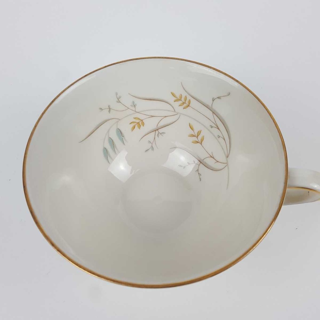 [458164480] Teetasse Goldrand Eschenbach Gräser altweiß gebraucht - gut Bild 5