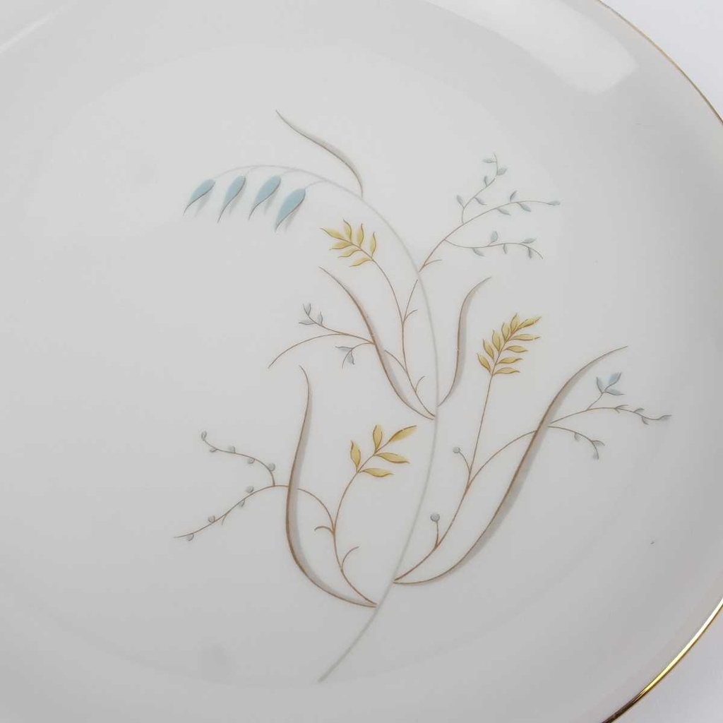 [458164481] Kuchenteller Dessertteller Goldrand 19,4 cm Eschenbach Gräser altweiß gebraucht - gut Bild 3