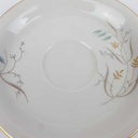 [458164482] Untertasse Goldrand 15 cm Eschenbach Gräser altweiß gebraucht - gut Bild 3
