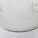 [458164482] Untertasse Goldrand 15 cm Eschenbach Gräser altweiß gebraucht - gut Bild 4