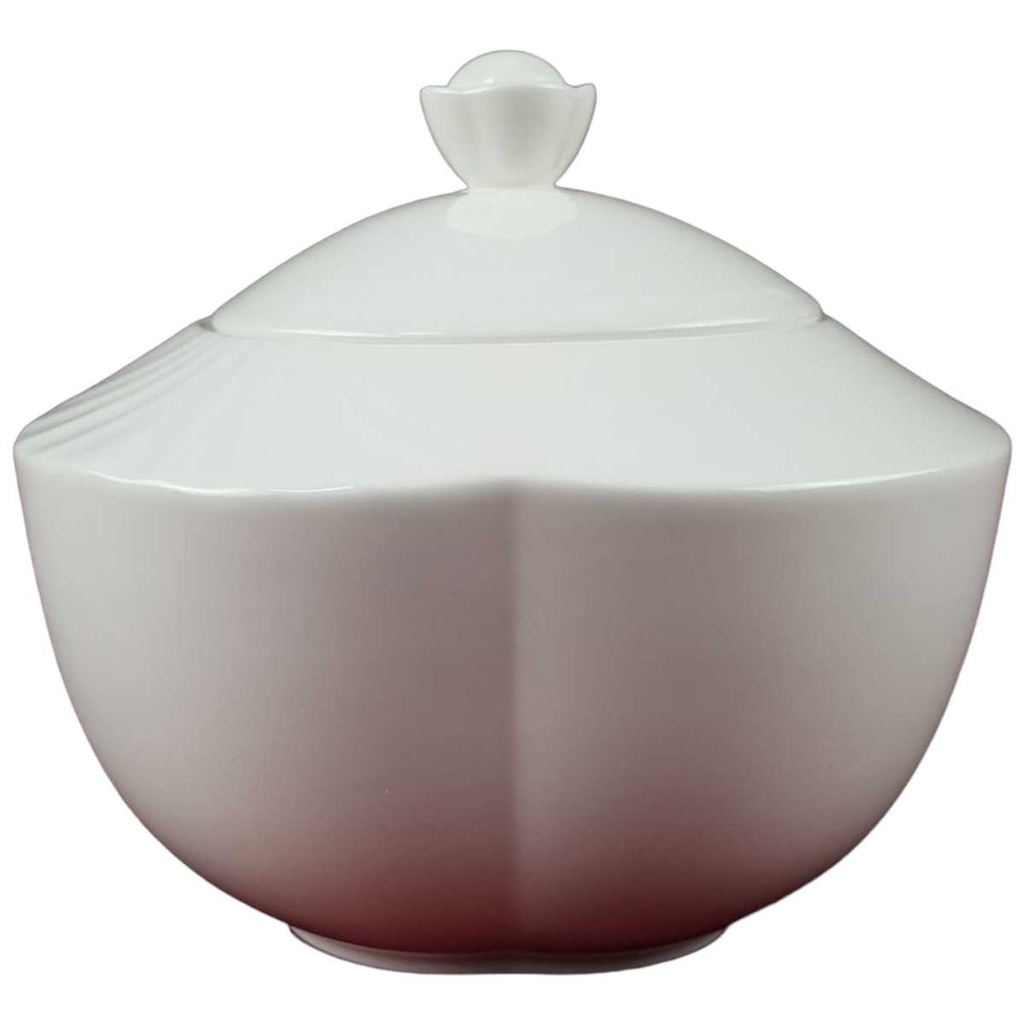[45816455] Zuckerdose Villeroy & Boch Arco Weiß Bone China gebraucht - gut Bild 2