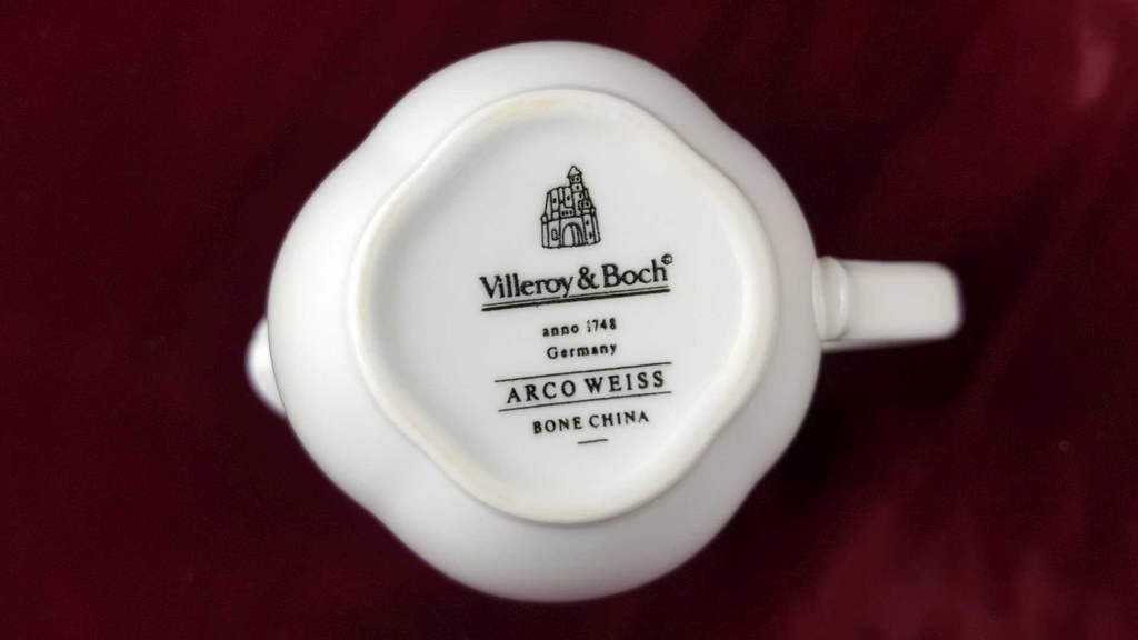 [45816456] Milchkännchen Villeroy & Boch Arco Weiß Bone China gebraucht - akzeptabel Bild 8