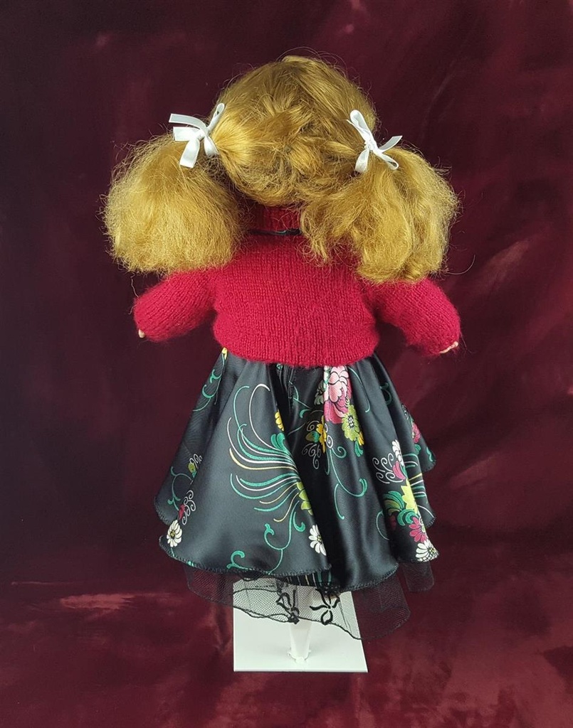 [45816460] Künstlerpuppe Porzellanpuppe Dekopuppe Geschenkidee H 48,5 cm Bild 3