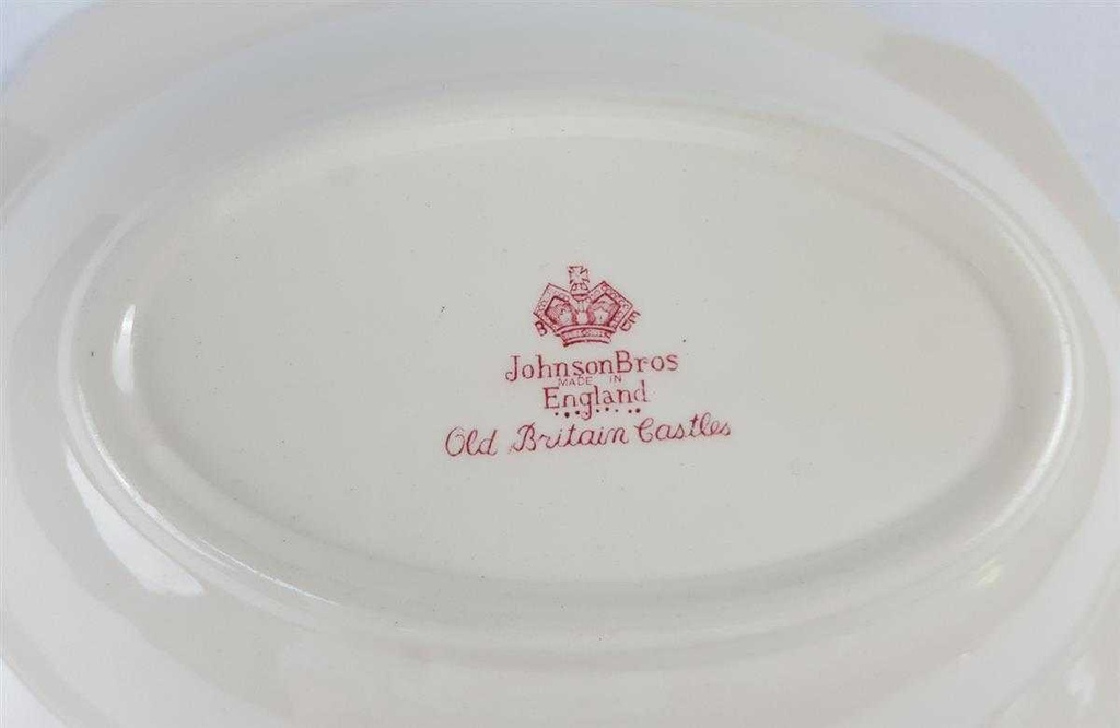[45816464] Schüssel Johnson Bros Old Britain Castles Rot gebraucht - sehr gut Bild 4