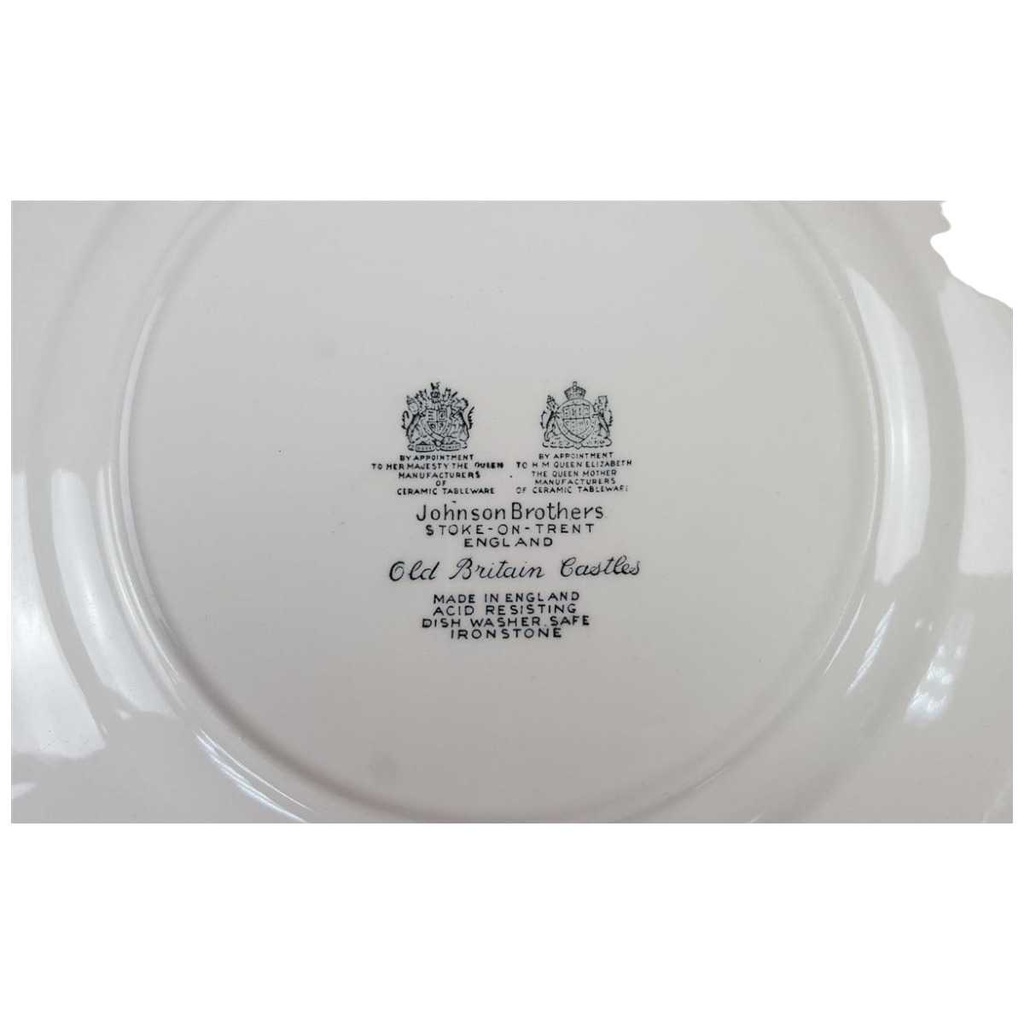 [45816472] Speiseteller Essteller 25,5 cm Johnson Bros Old Britain Castles Rot gebraucht - gut Bild 2