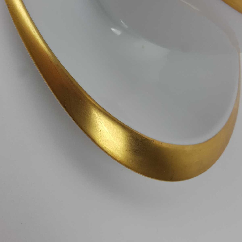 [458164722] Sauciere Goldrand 0,4 L Thomas Porzellan Sigvard Bernadotte Weiß gebraucht - gut Bild 7