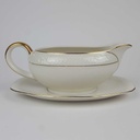 [458164725] Sauciere Goldrand 1tlg 0,4 L Schaller elfenbein Beige Bavaria gebraucht - gut Bild 3