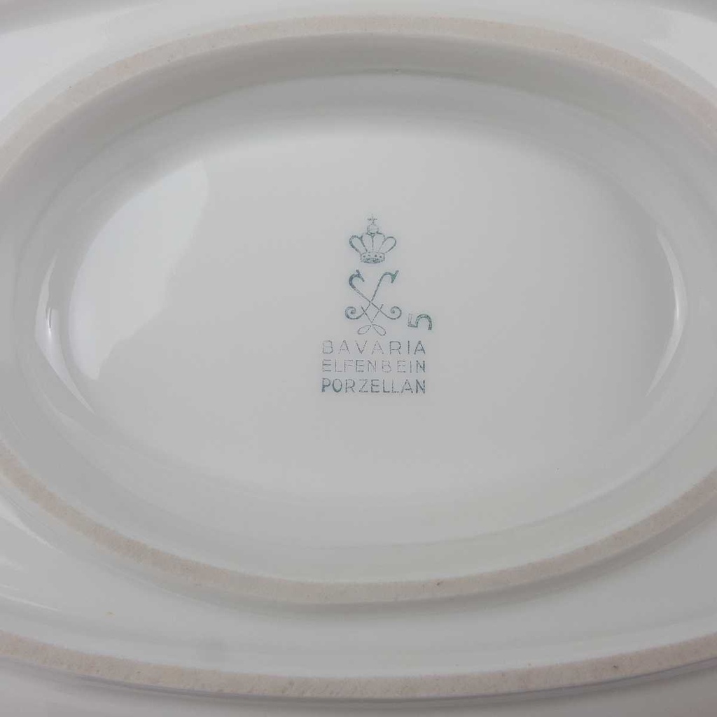 [458164725] Sauciere Goldrand 1tlg 0,4 L Schaller elfenbein Beige Bavaria gebraucht - gut Bild 8
