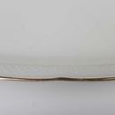 [458164726] Fleischplatte Goldrand 32,8x20,2 cm Schaller elfenbein Beige Bavaria gebraucht - akzeptabel Bild 4