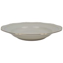 [458164727] Suppenteller Goldrand 24,4 cm Schaller elfenbein Bavaria gebraucht - gut Bild 2