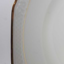 [458164727] Suppenteller Goldrand 24,4 cm Schaller elfenbein Bavaria gebraucht - gut Bild 4