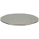 [458164739] Speiseteller Essteller Goldrand 24,3 cm Schaller elfenbein Beige Bavaria gebraucht - gut Bild 2