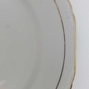 [458164739] Speiseteller Essteller Goldrand 24,3 cm Schaller elfenbein Beige Bavaria gebraucht - gut Bild 3