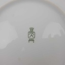 [458164740] Kuchenteller Dessertteller 19,5 cm Retsch Wunsiedel Form 4406 schwarz gold Dekor gebraucht - gut Bild 4