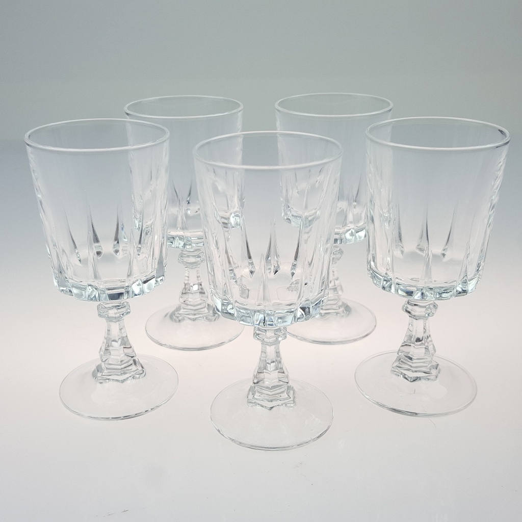 [2119173] 5er Set Schnapsgläser Gläser auf Fuß H 9,5 cm Bild 3