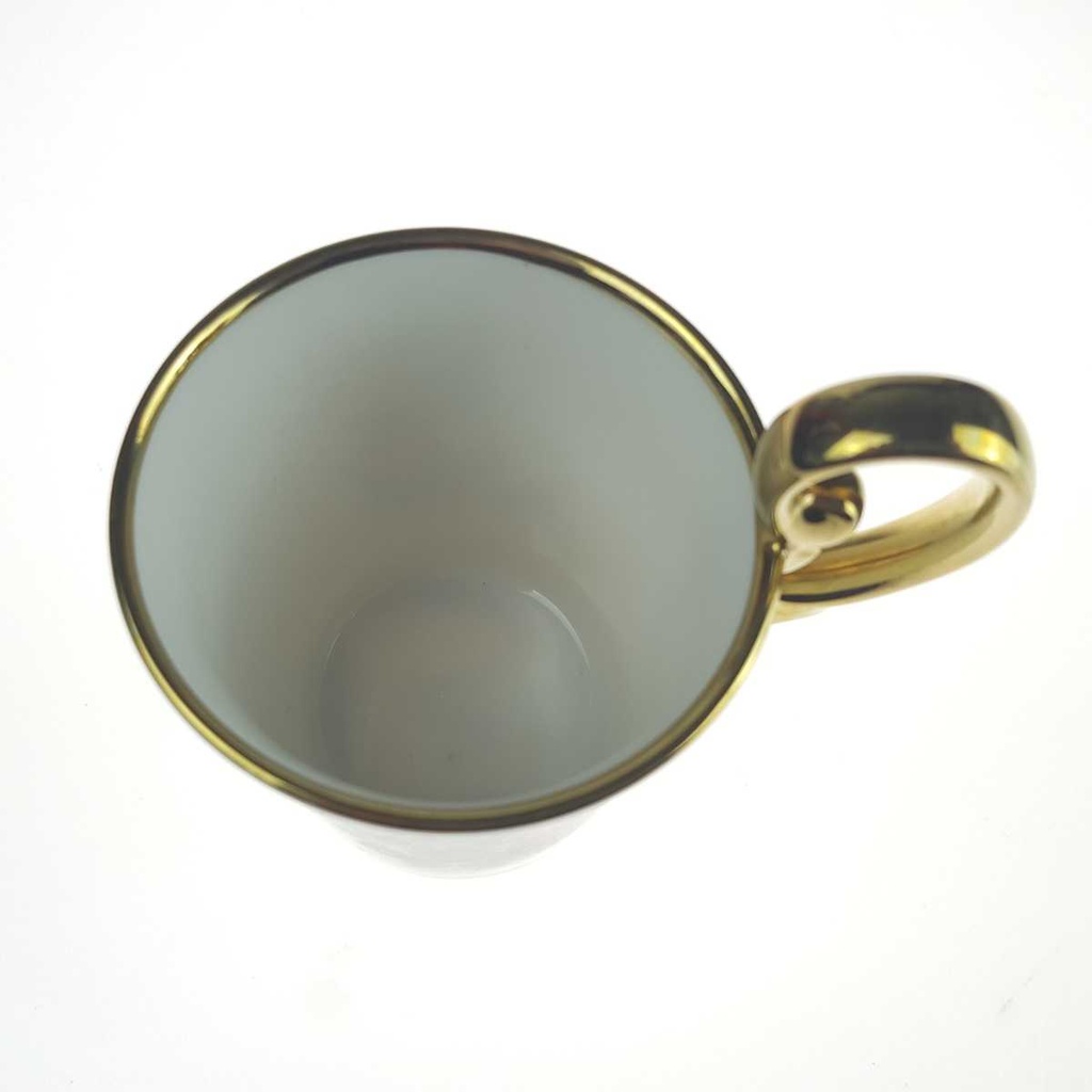 [2119181] 2er Set Espresso/Mokkatasse mit Untertasse Goldrand Seltmann Weiden Vohenstrauß gebraucht - gut Bild 7
