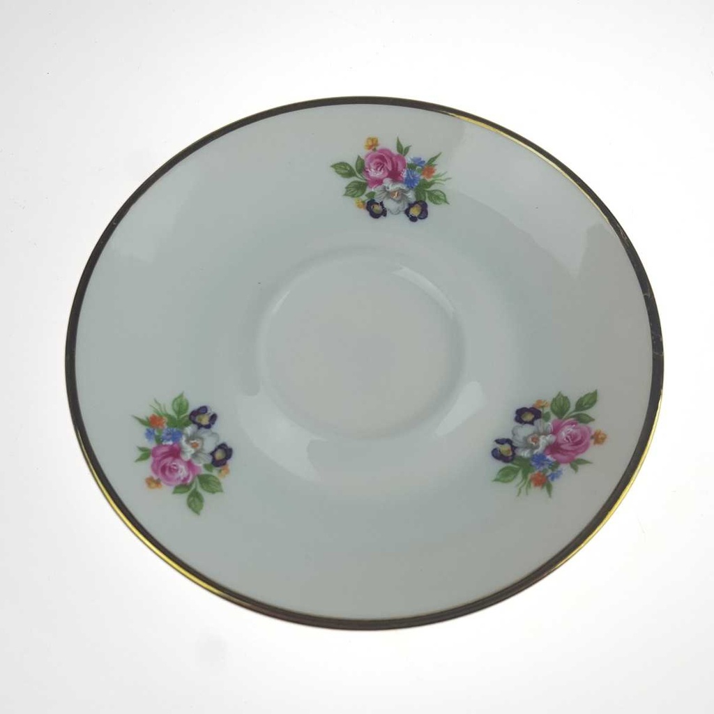 [2119181] 2er Set Espresso/Mokkatasse mit Untertasse Goldrand Seltmann Weiden Vohenstrauß gebraucht - gut Bild 8