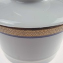 [458164767] Zuckerdose Winterling Kirchenlamitz Kobalt goldene Bordüre gebraucht - gut Bild 3
