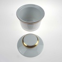 [458164767] Zuckerdose Winterling Kirchenlamitz Kobalt goldene Bordüre gebraucht - gut Bild 5
