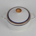 [458164788] Terrine Golddekor 1,25 L Plankenhammer blau Bavaria gebraucht - akzeptabel Bild 2