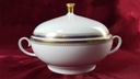 [45816479] Ragoutterrine Servierschüssel 1,3 L Seltmann Weiden Vohenstrauß Form 6397 Kobaltblau Gold Blau gebraucht - gut Bild 3