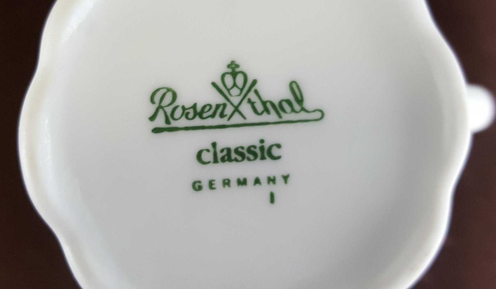 [4581648] Milchkännchen Rosenthal Monbijou Weiß Classic Rose gebraucht - sehr gut Bild 3