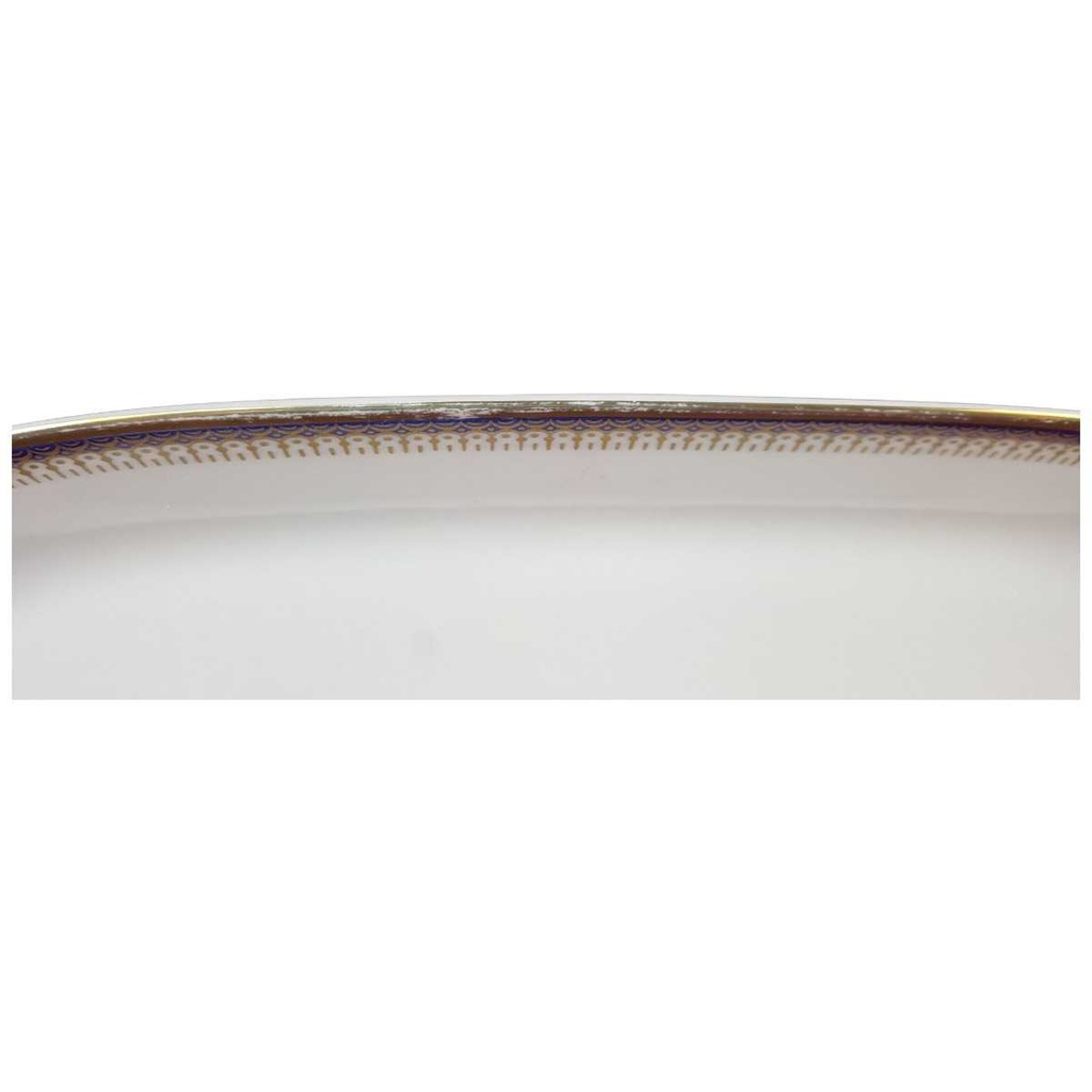 [45816480] Servierplatte Speiseplatte Fleischplatte Steakplatte 33x21 cm Seltmann Weiden Vohenstrauß Form 6397 Kobaltblau Blau gebraucht - gut Bild 2
