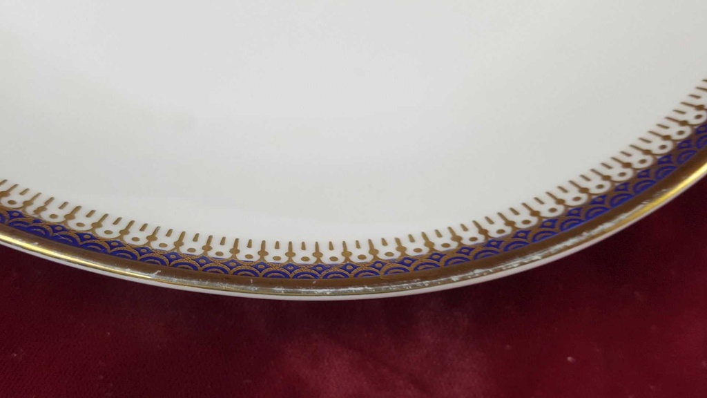 [45816480] Servierplatte Speiseplatte Fleischplatte Steakplatte 33x21 cm Seltmann Weiden Vohenstrauß Form 6397 Kobaltblau Blau gebraucht - gut Bild 3