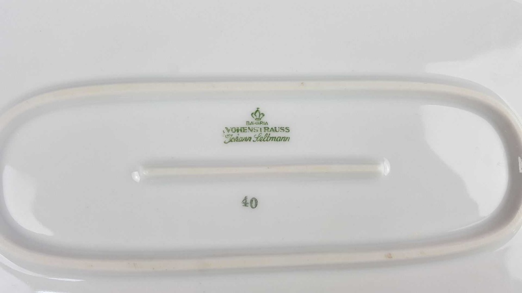 [45816480] Servierplatte Speiseplatte Fleischplatte Steakplatte 33x21 cm Seltmann Weiden Vohenstrauß Form 6397 Kobaltblau Blau gebraucht - gut Bild 5