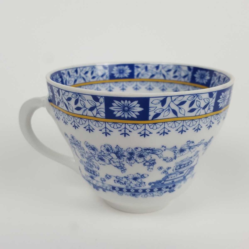 [458164809] Kaffeetasse Schaller China Blau gebraucht - gut Bild 3