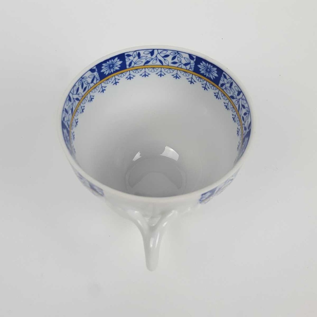 [458164809] Kaffeetasse Schaller China Blau gebraucht - gut Bild 4