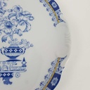 [458164810] Kuchenplatte mit Henkeln Schaller China Blau gebraucht - gut Bild 2