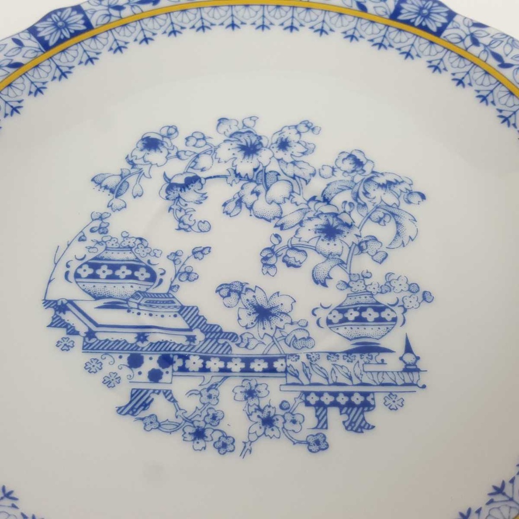 [458164811] Untertasse für Kaffee 15,3 cm Schaller China Blau Bavaria gebraucht - gut Bild 3