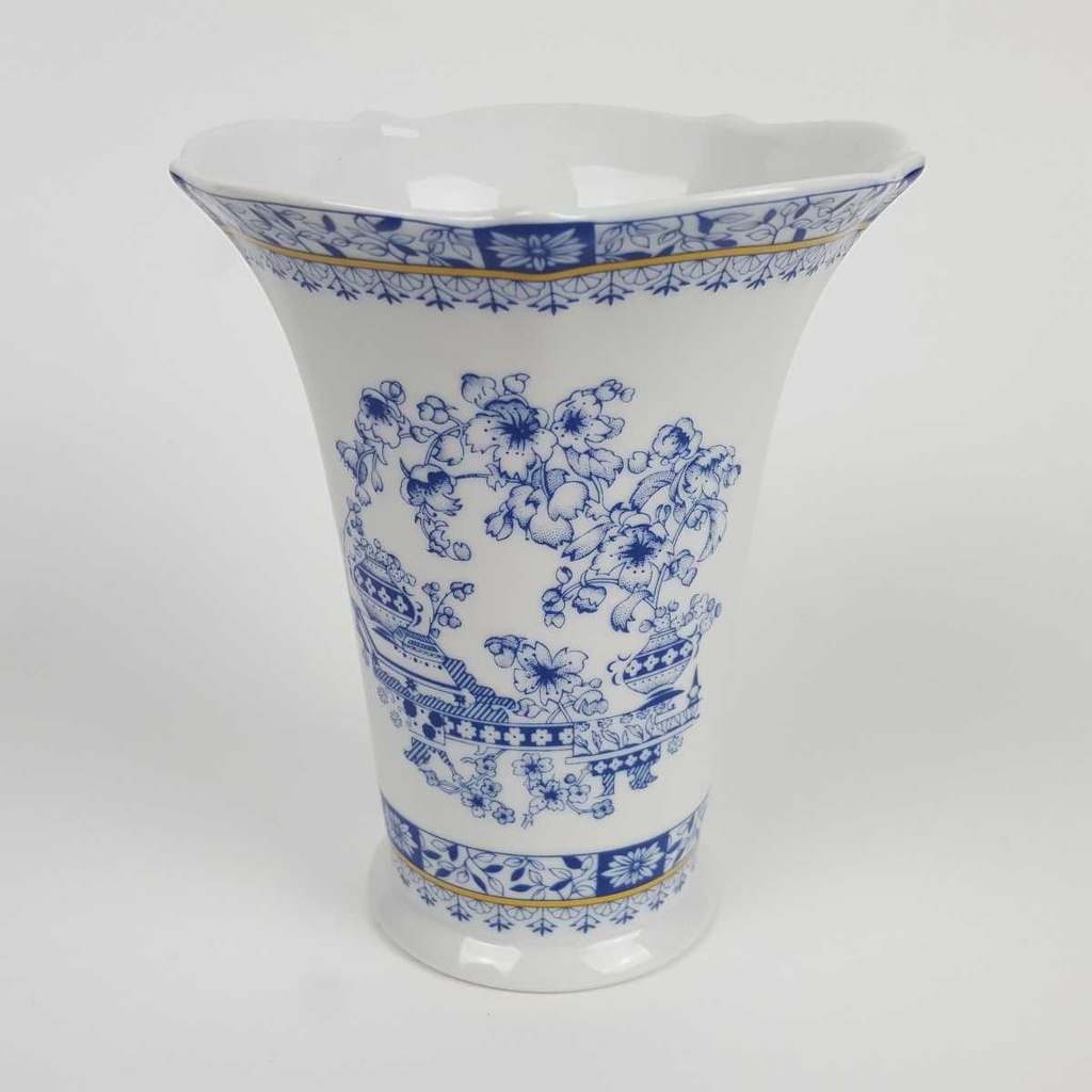 [458164812] Vase 13,6 cm Schaller China Blau gebraucht - gut Bild 3