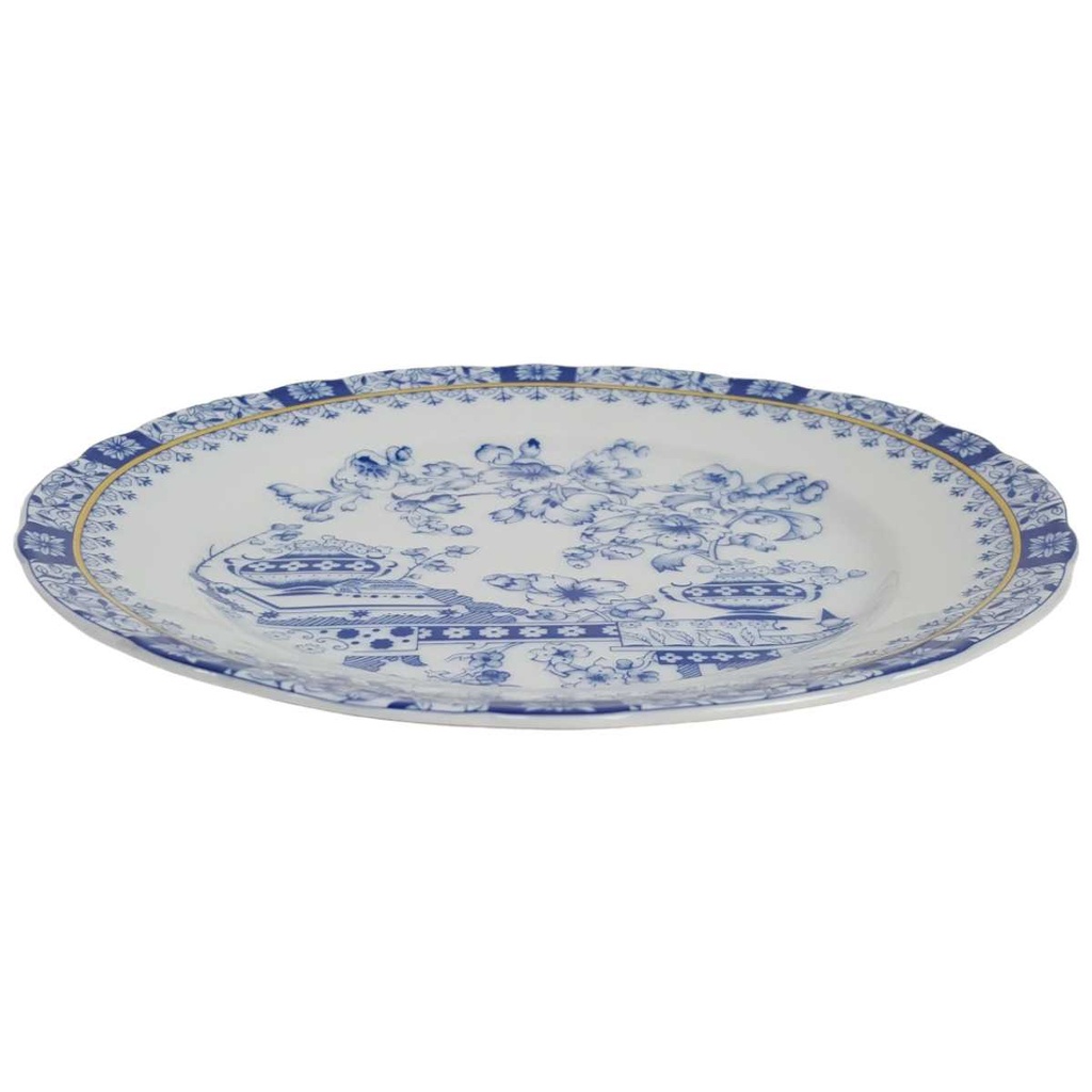 [458164814] Kuchenteller Dessertteller 19,7 cm Schaller China Blau Bavaria gebraucht - gut Bild 2