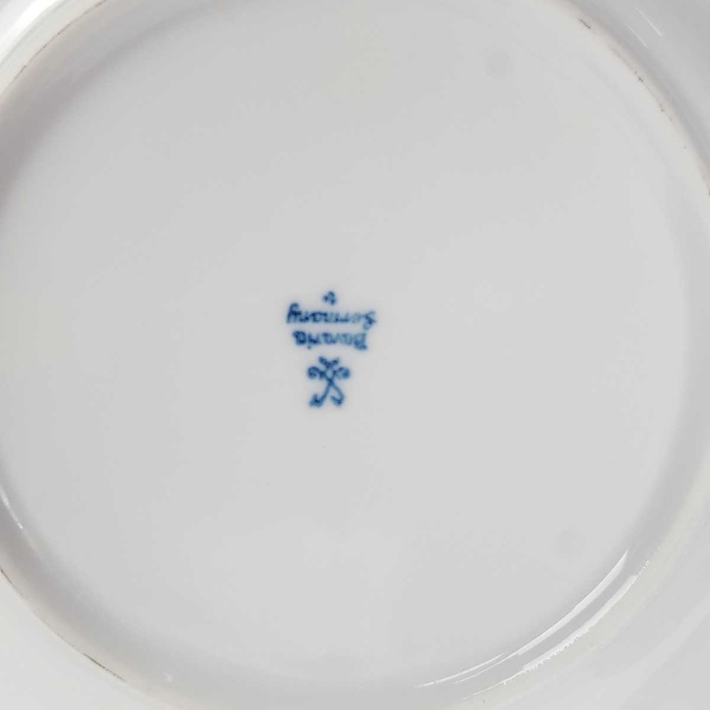 [458164814] Kuchenteller Dessertteller 19,7 cm Schaller China Blau Bavaria gebraucht - gut Bild 4