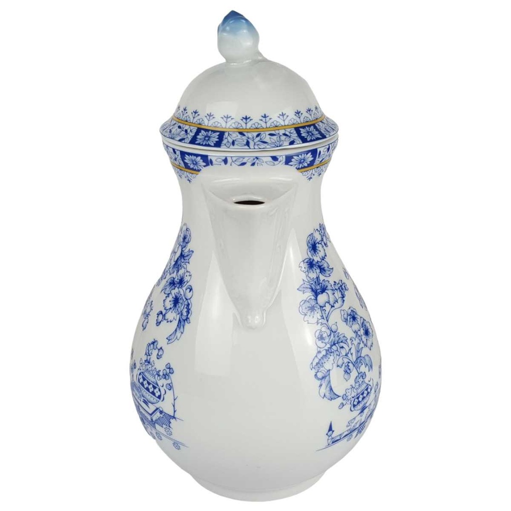 [458164818] Kaffeekanne 1,45 L Schaller China Blau gebraucht - sehr gut Bild 2