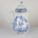 [458164818] Kaffeekanne 1,45 L Schaller China Blau gebraucht - sehr gut Bild 3