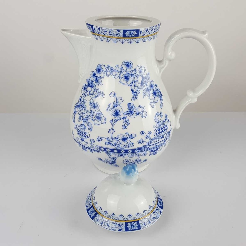 [458164818] Kaffeekanne 1,45 L Schaller China Blau gebraucht - sehr gut Bild 5