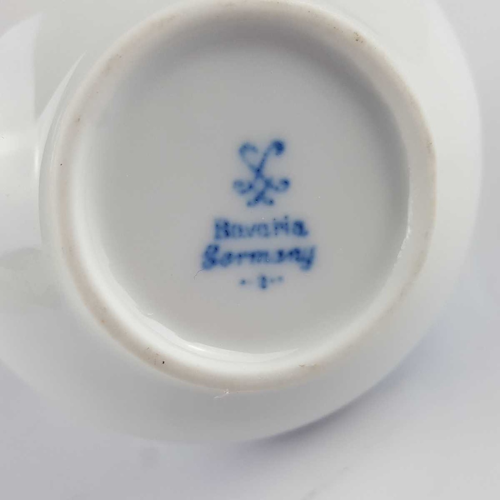 [458164819] Milchkännchen Schaller China Blau gebraucht - sehr gut Bild 6