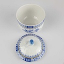 [458164820] Zuckerdose 0,2 L Schaller China Blau gebraucht - gut Bild 4