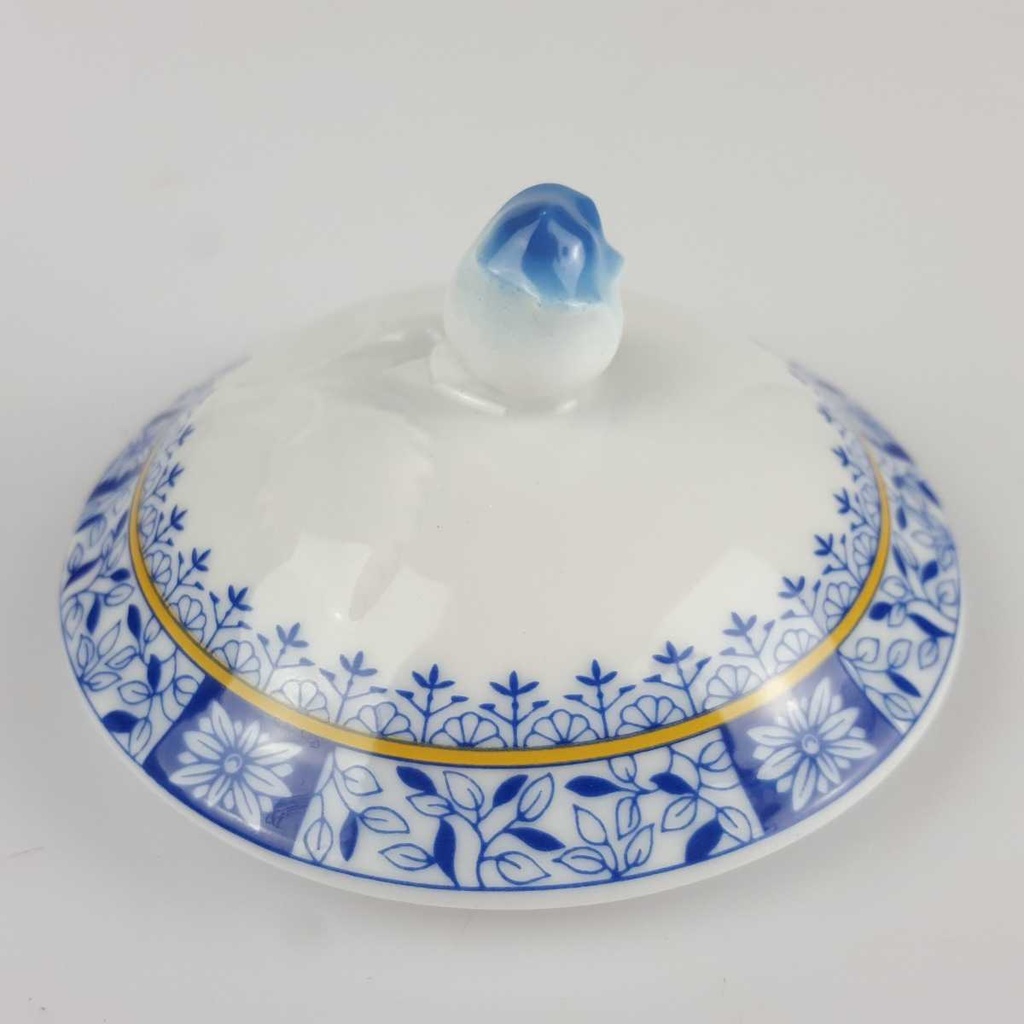 [458164820] Zuckerdose 0,2 L Schaller China Blau gebraucht - gut Bild 5