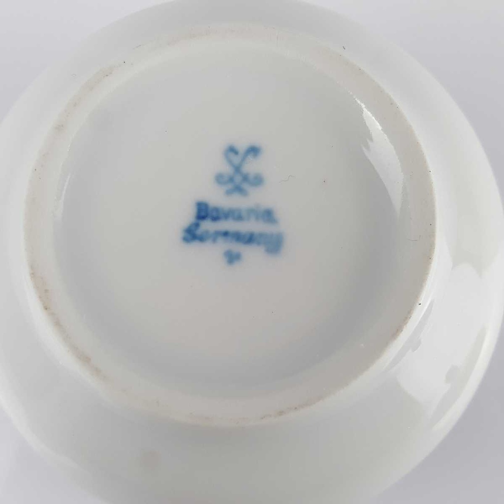 [458164820] Zuckerdose 0,2 L Schaller China Blau gebraucht - gut Bild 8