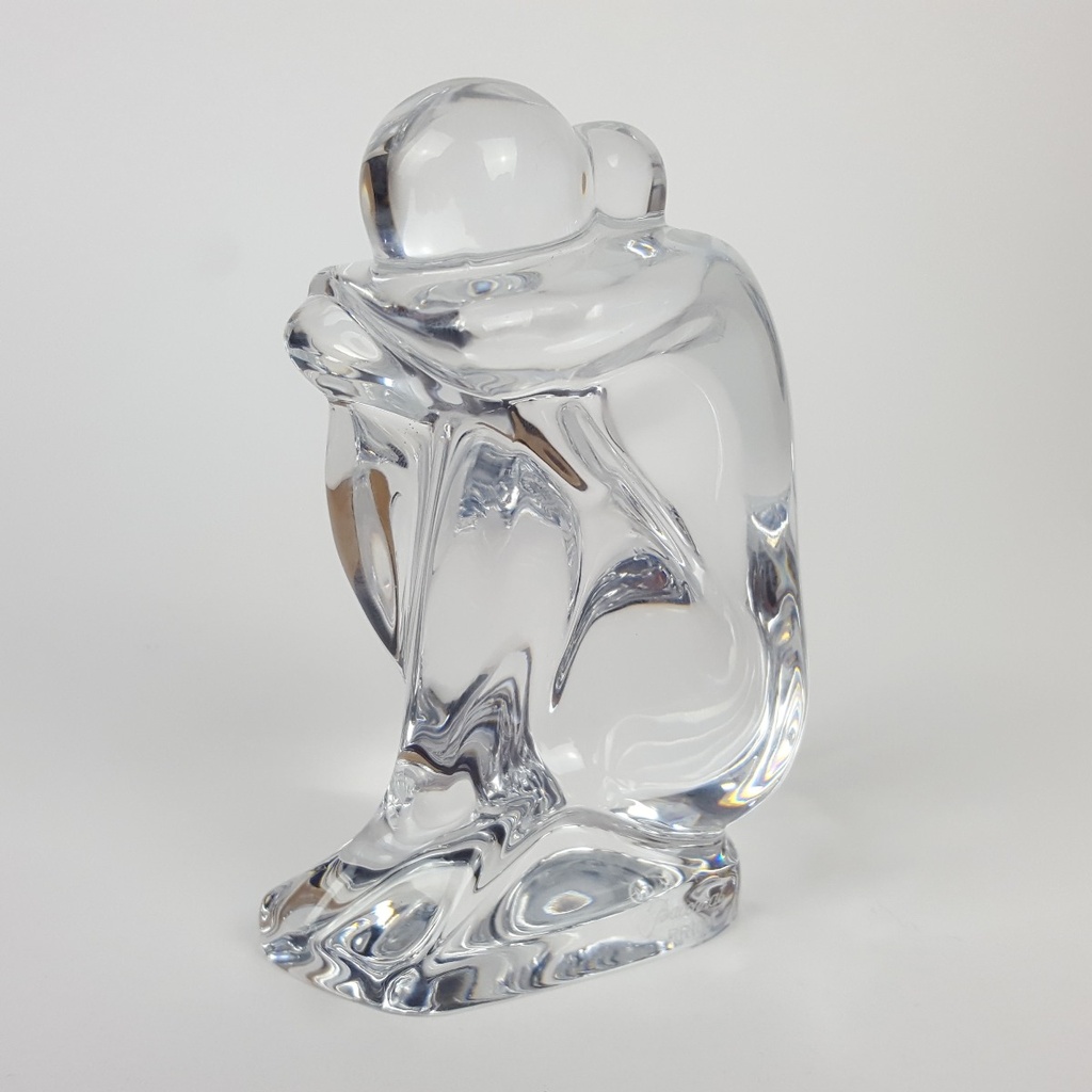 [458164821] Figur Skulptur mit Signatur 11 cm Baccarat Transparent gebraucht - sehr gut Bild 2