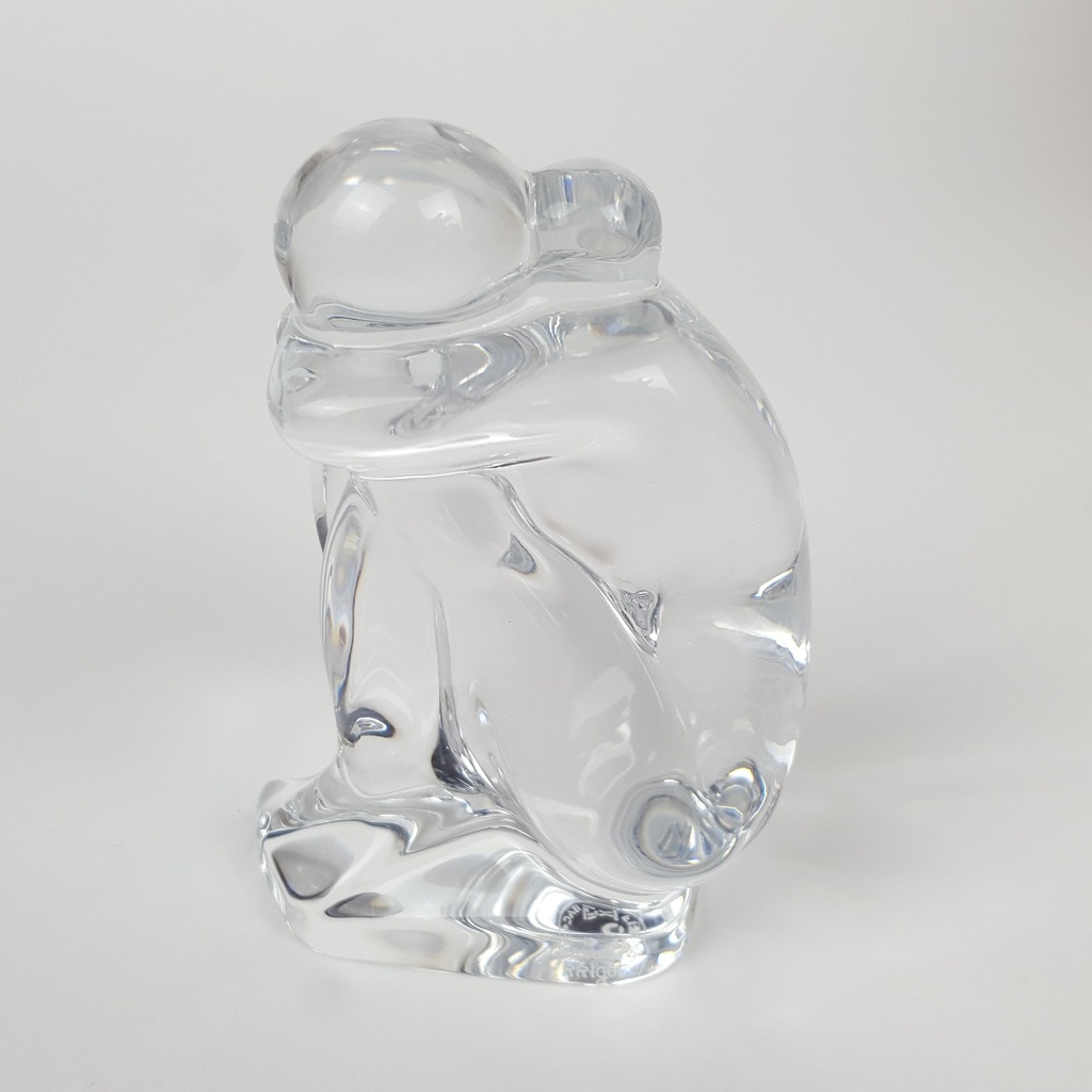 [458164821] Figur Skulptur mit Signatur 11 cm Baccarat Transparent gebraucht - sehr gut Bild 6
