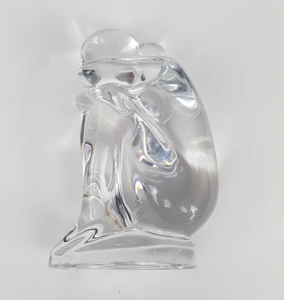 [458164821] Figur Skulptur mit Signatur 11 cm Baccarat Transparent gebraucht - sehr gut Bild 11