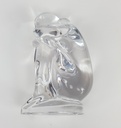 [458164821] Figur Skulptur mit Signatur 11 cm Baccarat Transparent gebraucht - sehr gut Bild 11