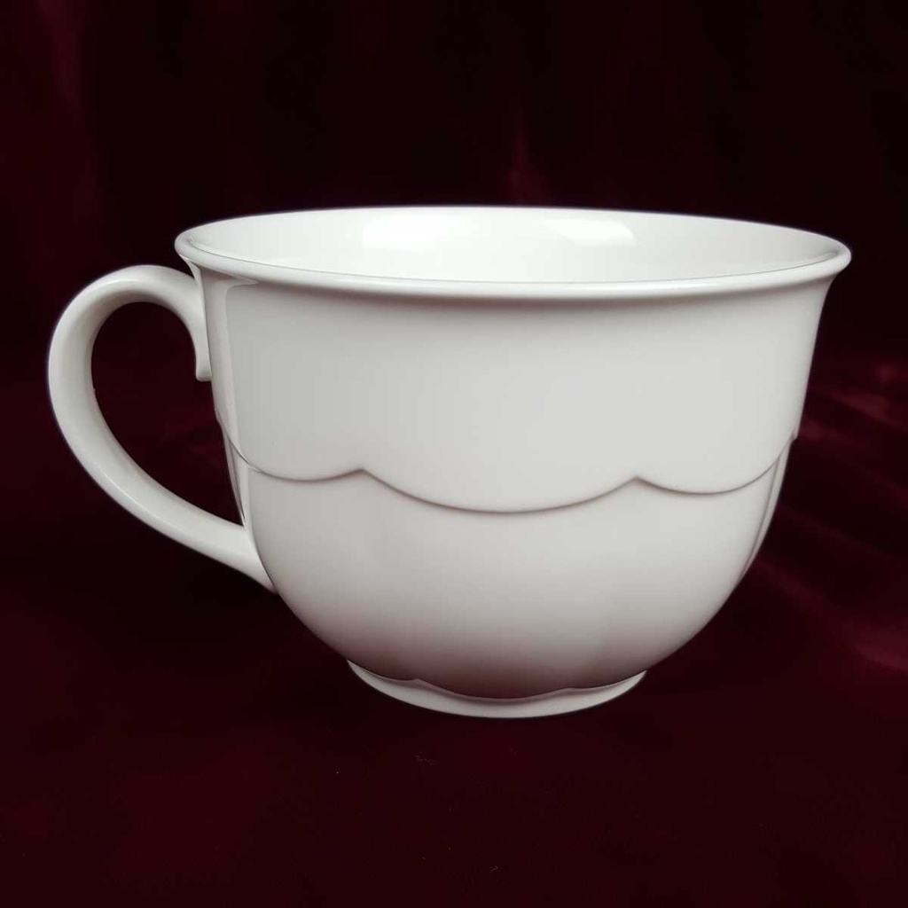 [458164829] Tasse Frühstückstasse 0,35 L Villeroy & Boch Damasco Weiß gebraucht - gut Bild 3